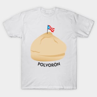 Boricua Polvoron Puerto Rico Cookie Latino Food T-Shirt